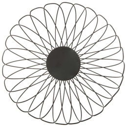 Φρουτιέρα Petal 07.160618 30Χ12,5cm Μεταλλική Black Μέταλλο