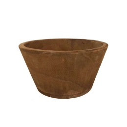 Κασπώ Διακοσμητικό Paulownia 00.07.7547B Φ27x13cm Ξύλινο Natural Ξύλο