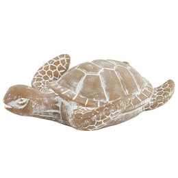 Διακοσμητική Χελώνα 013.774981 22,5x19x7cm Κεραμική Brown-White Κεραμικό
