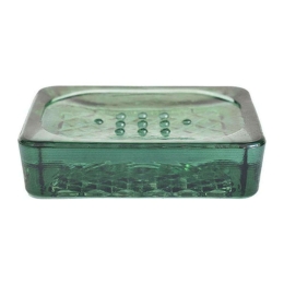Σαπουνοθήκη Diamante 016.5926DB622 Γυάλινη Green Γυαλί