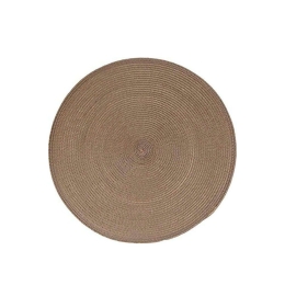 Σουπλά Πλεκτό 07.108120J Φ38cm Brown Ύφασμα