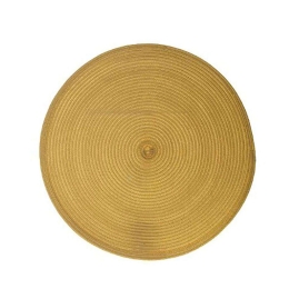 Σουπλά Πλεκτό 07.108120S Φ38cm Mustard Ύφασμα