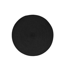 Σουπλά Πλεκτό 07.108120B Φ38cm Black Ύφασμα