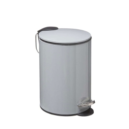 Κάδος Απορριμμάτων Softclose 07.174528H 3lt Grey Μέταλλο