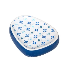 Σαπουνοθήκη Al Zula 07.161068A Blue-White Κεραμικό