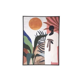 Πίνακας Καμβάς Africa 07.182115 58x78cm Multi Κάθετοι Καμβάς