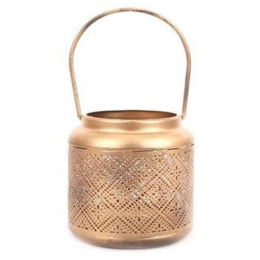 Φανάρι Μεταλλικό 014.KA0120 12,5x13cm Bronze Μέταλλο