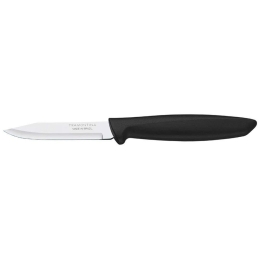 Μαχαίρι Λαχανικών Plenus 020.23420.003 7,5cm Inox-Black Ανοξείδωτο Ατσάλι