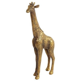 Διακοσμητική Καμηλοπάρδαλη 013.781842 31,5cm Gold Πολυρεσίνη