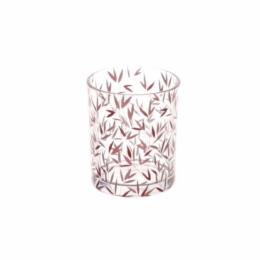 Κηροπήγιο Γυάλινο 012.862226001 10x10cm Clear-Pink Γυαλί