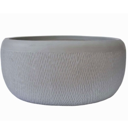Κασπώ Rain 00.03.34523 Φ53x25cm Grey Πηλός