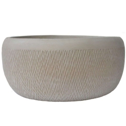 Κασπώ Rain 00.03.34526 Φ53x25cm Beige Πηλός