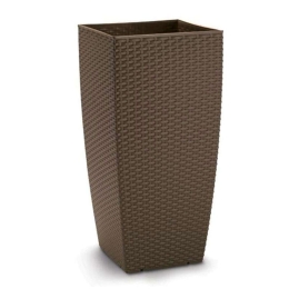 Κασπώ Natura 10.07.0506 36x36x66cm Brown-Grey Πλαστικό