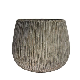 Κασπώ Carve 00.03.35577 Φ37x31cm Grey Κεραμικό