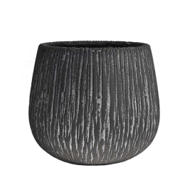 Κασπώ Carve 00.03.35574 Φ37x31cm Black Κεραμικό