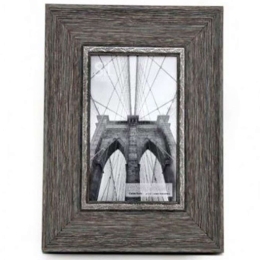 Κορνίζα 014.PH2255 10x15cm Grey Ξύλο
