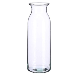 Βάζο Γυάλινο Eveline 02.1097824 9,5x24cm Clear Glass
