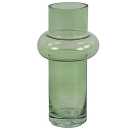 Βάζο Γυάλινο 013.787896 12x20,5cm Green Γυαλί