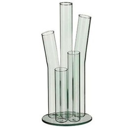 Βάζο Γυάλινο 5 Θέσεων 02.1110536 20cm Clear Γυαλί