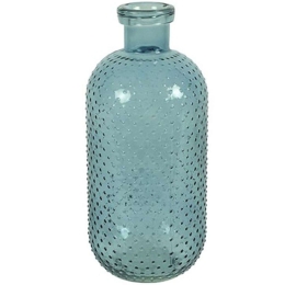 Βάζο Γυάλινο 013.783924 11x24,5cm Light-Blue Γυαλί