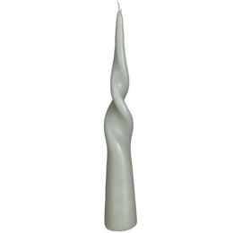 Κερί Κώνος Σπιράλ 02.1117121 5x25cm Light Green Παραφίνη