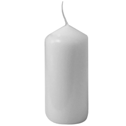Κερί 00.09.9911Α 6x12cm White Παραφίνη