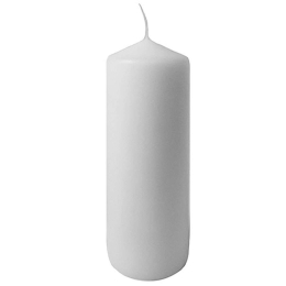 Κερί 00.09.9921Α 8x20cm White Παραφίνη