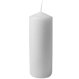 Κερί 00.09.9919Α 7x17cm White Παραφίνη