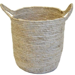 Καλάθι 00.06.67154 45x45cm Ecru Ψάθα