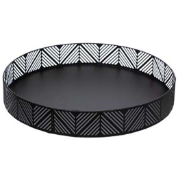 Δίσκος Σερβιρίσματος 07.154290 30x4,5cm Black Μέταλλο