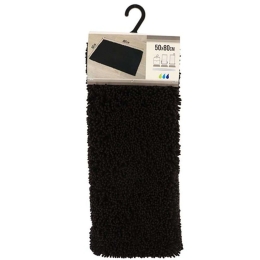 Πατάκι Μπάνιου Microfibre 06.7742103 50x80cm Black 50 X 80 Microfiber