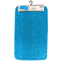 Πατάκι Μπάνιου Memory 06.7718N119 50x80cm Light Blue 50 X 80 100% Βαμβάκι