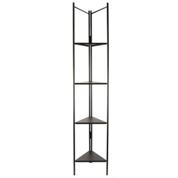 Ραφιέρα Δαπέδου Γωνιακή 013.773050 44x37x200cm Black