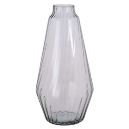 Βάζο Γυάλινο Silva 02.1051941 19x42cm Clear Γυαλί