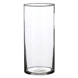 Βάζο Γυάλινο Carly 02.1041810 12x25cm Clear Γυαλί