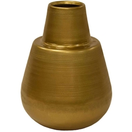 Βάζο Μεταλλικό 00.07.74014 19,5x24cm Gold Μέταλλο
