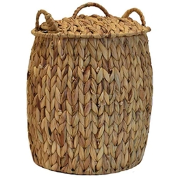 Καλάθι Αποθήκευσης Με Καπάκι 00.06.68549 23x28/33cm Natural Υδροϋάκινθος