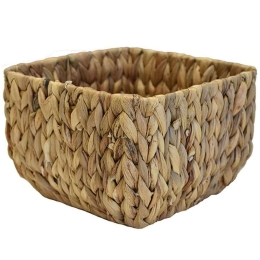 Καλάθι 00.06.68537 22x22x15cm Natural Υδροϋάκινθος