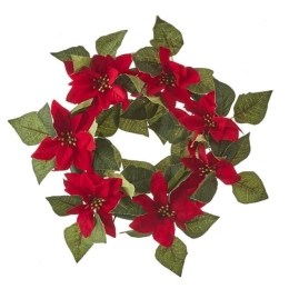 Στεφάνι Με Αλεξανδρινούς 02.1047819 40cm Green-Red