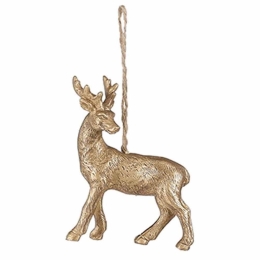 Στολίδι Ελάφι 02.1122214 9,5cm Gold