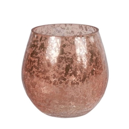 Κηροπήγιο 013.788360 13,5x13cm Rose Gold
