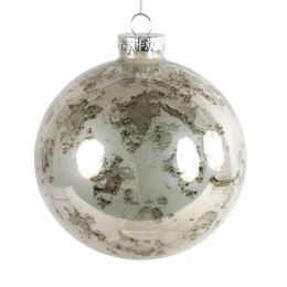 Χριστουγεννιάτικη Μπάλα Νιφάδες 013.789253 Φ10cm Silver