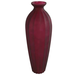 Βάζο Marylou 013.788475 18x48cm Bordo Γυαλί
