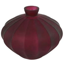 Βάζο Marylou Μπουλ 013.788466 19x15cm Bordo Γυαλί