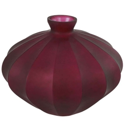 Βάζο Marylou Μπουλ 013.788467 32x25cm Bordo Γυαλί