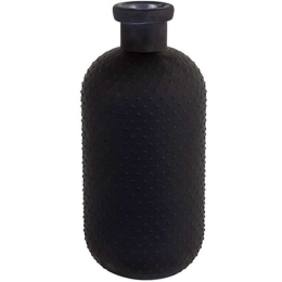 Βάζο 013.783938 15x35cm Black Γυαλί