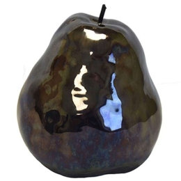 Διακοσμητικό Αχλάδι 026.0078 8x8cm Gold Κεραμικό