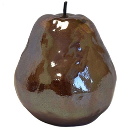 Διακοσμητικό Αχλάδι 026.0077 8x8cm Rose Gold Κεραμικό