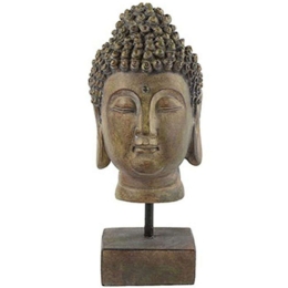 Διακοσμητικός Βούδας 013.774606 11x25cm Brown Κεραμικό