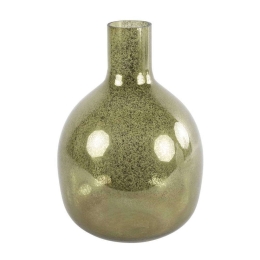 Βάζο Γυάλινο 013.788463 25x35cm Green Γυαλί